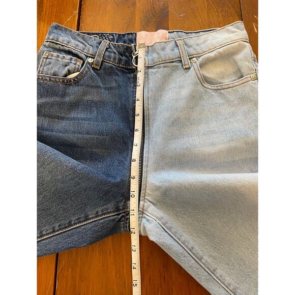 Revice Womens Size 28 Jeans Yin Yang Two Tone High Rise All Cotton Made in USA - Picture 9 of 9